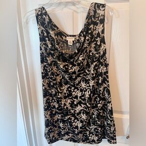 Maternity  Black and Cream Women's Top